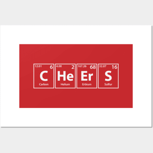 Cheers (C-He-Er-S) Periodic Elements Spelling Posters and Art